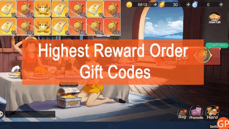 Highest Reward Order Codes August Free Rewards Gamepretty