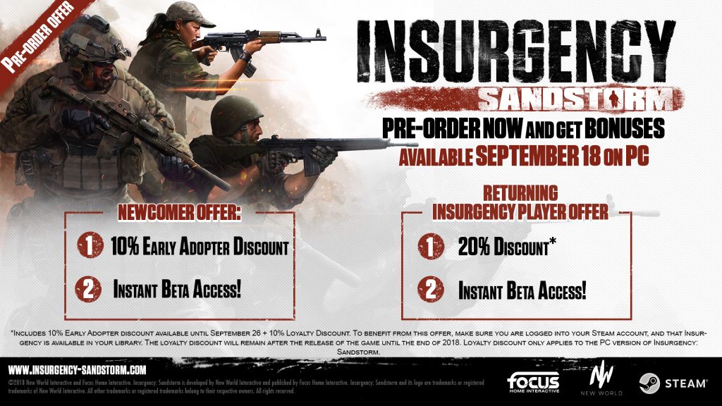 Insurgency Sandstorm Beta Access PreOrder Now And Join The Conflict In The Middle East
