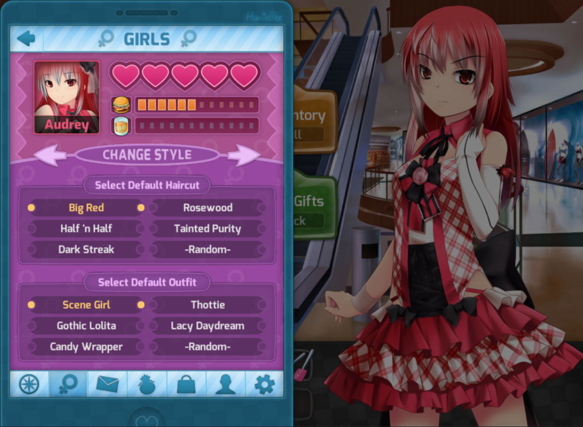 huniepop 2 candy all outfits