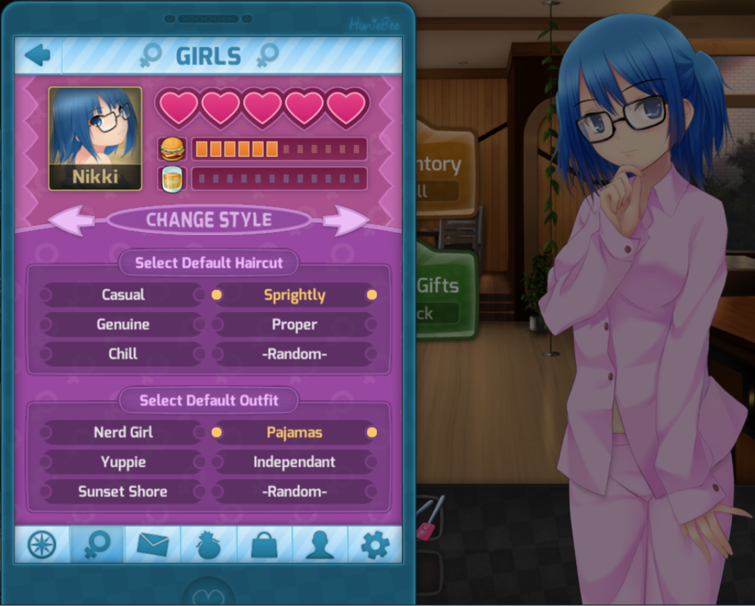 Huniepop All Outfits List Of All Outfits And How To Unlock Them Part 1 Aiko Nikki Kyanna 7146