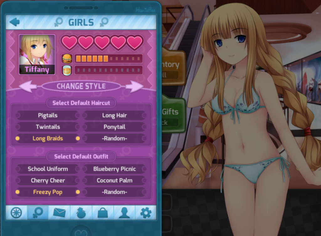 huniepop 2 candy outfits