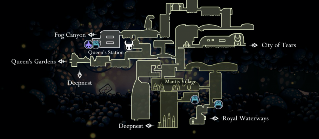 hollow knight map fungal wastes