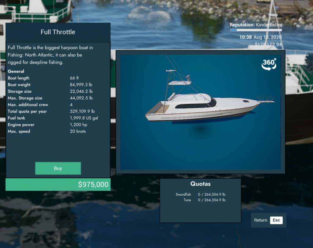 Fishing North Atlantic: All Ships Guide (Locations&Prices) - GamePretty