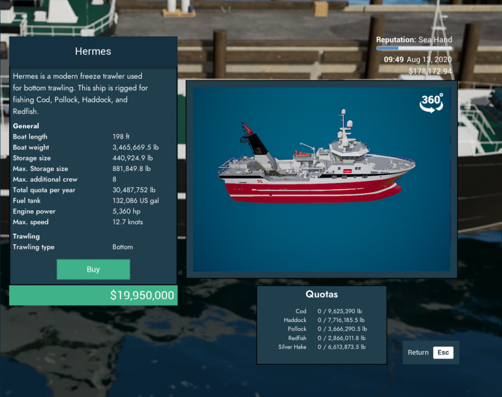 Fishing North Atlantic All Ships Guide (Locations&Prices) GamePretty