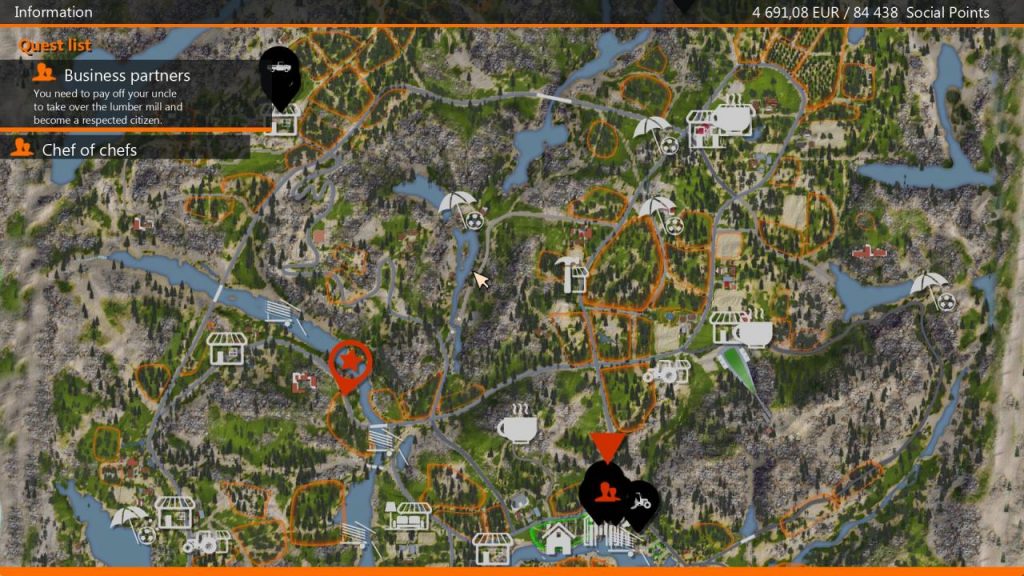 Lumberjack's Dynasty All Rare Fishing Spots GamePretty