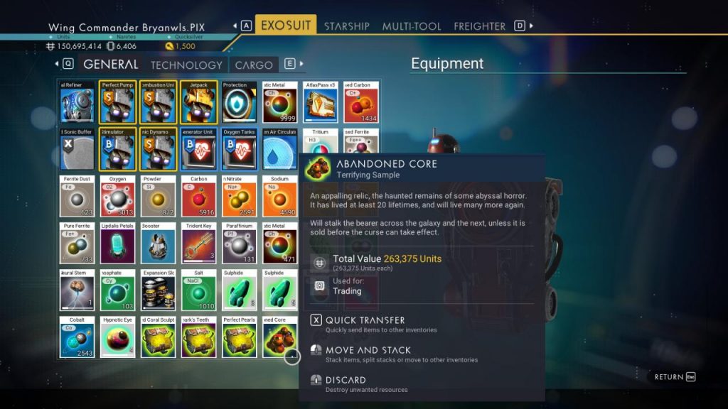 No Man's Sky How to get the Horrific Abyssal Treasure GamePretty