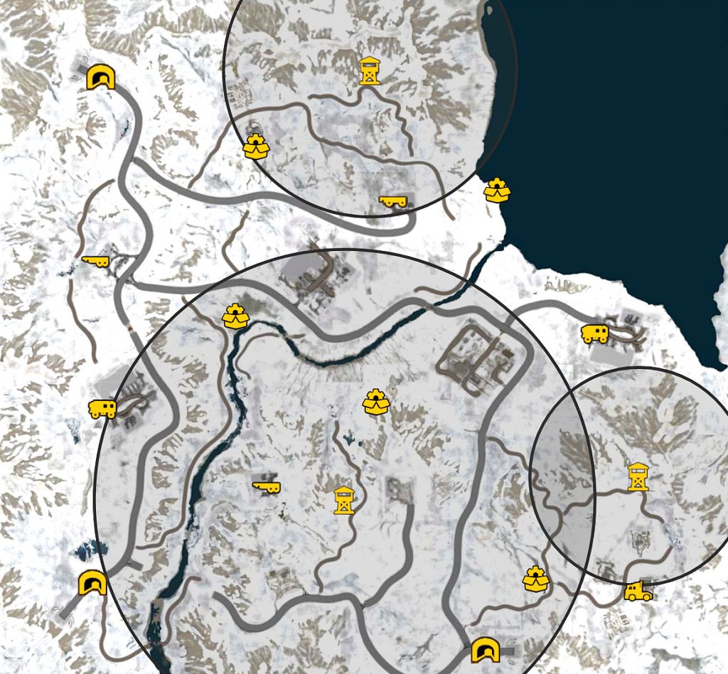 SnowRunner Alaska Map (All Watchtowers Upgrades and Vehicles) - GamePretty