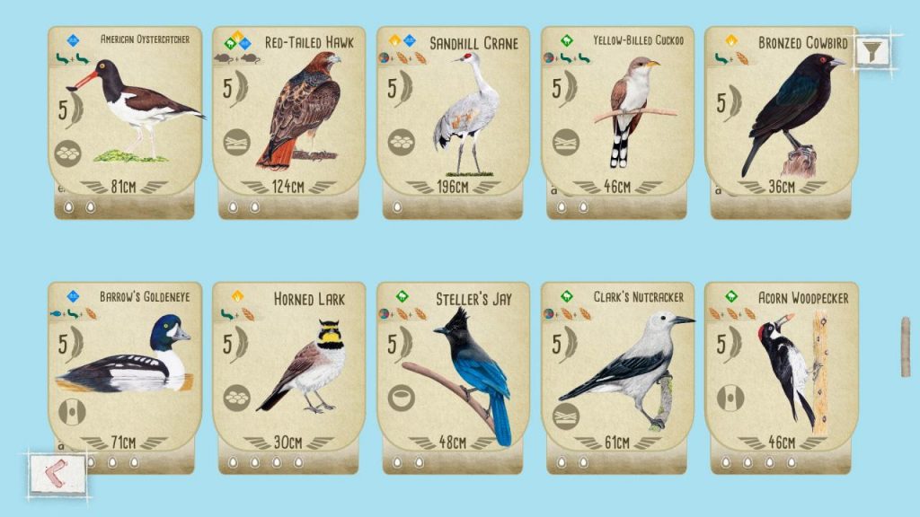 Wingspan Bird Card List Gamepretty