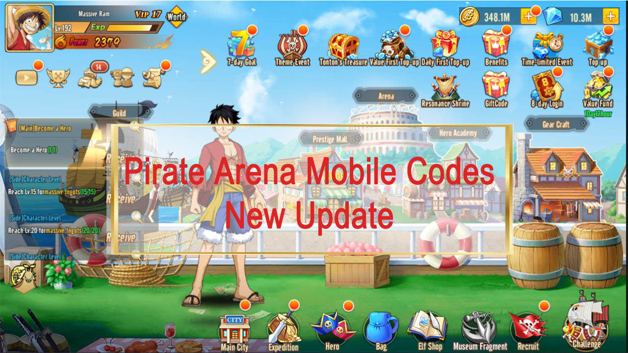 Pirate Arena Mobile Codes August 2023 Free Gold Exp And More