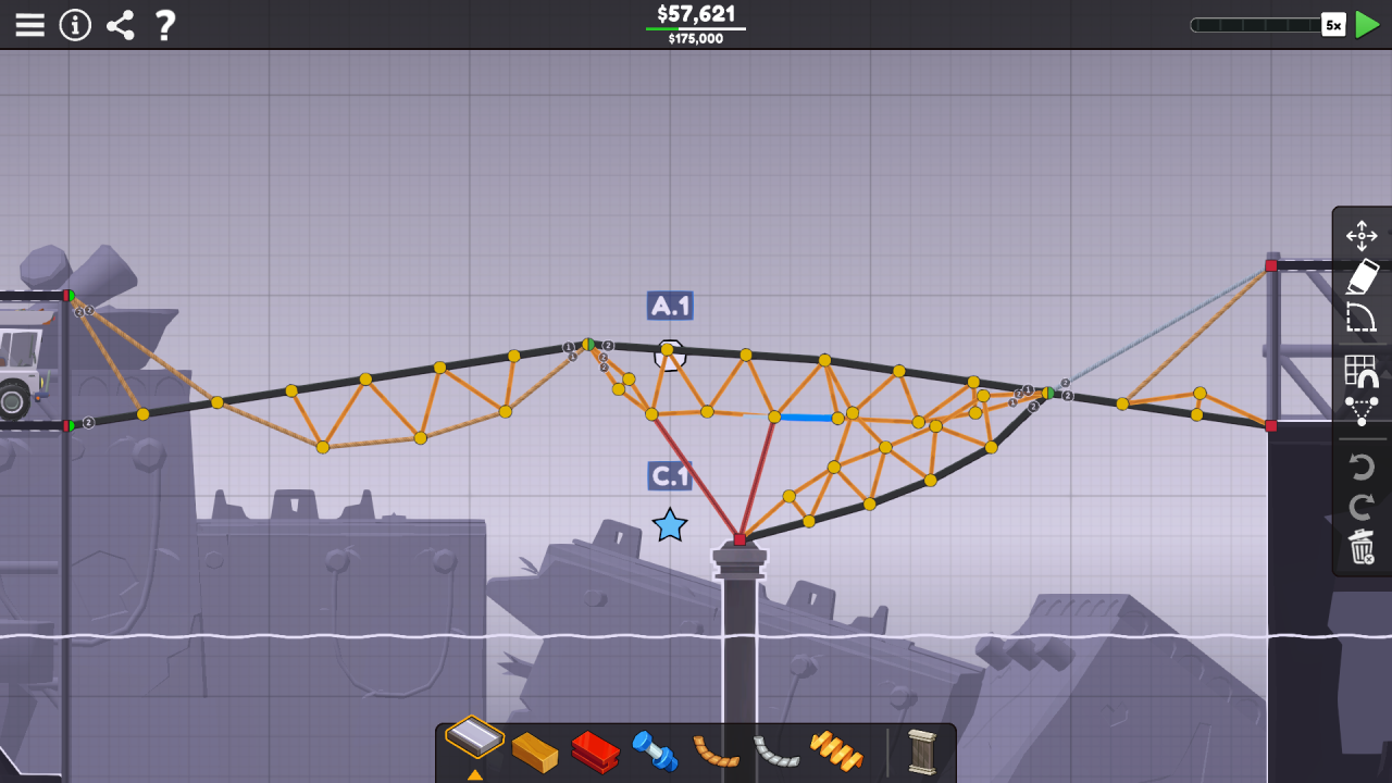 Poly Bridge 3 Forgotten Realm Solution Under Budget And Unbreaking 