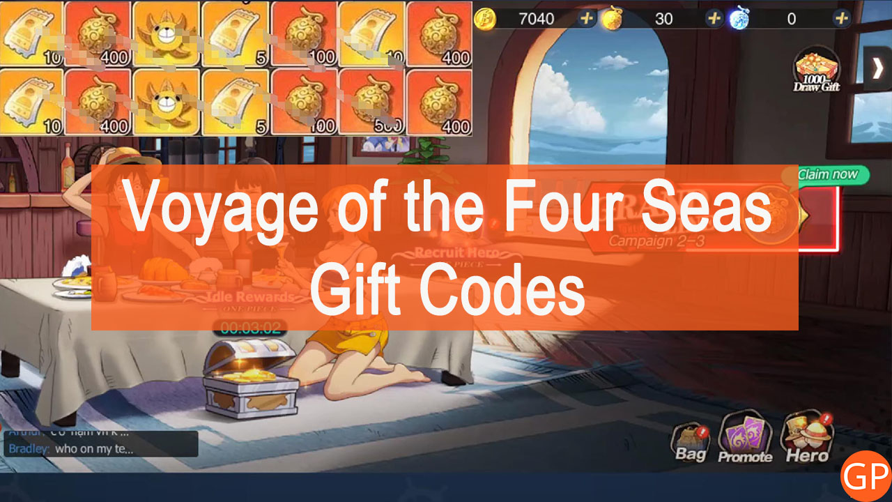 Voyage of the Four Seas Codes - Try Hard Guides