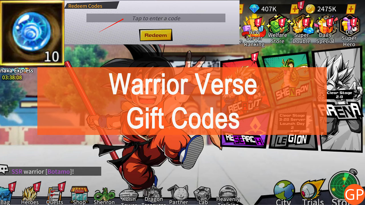 Code Warrior Verse mới nhất và cách đổi code