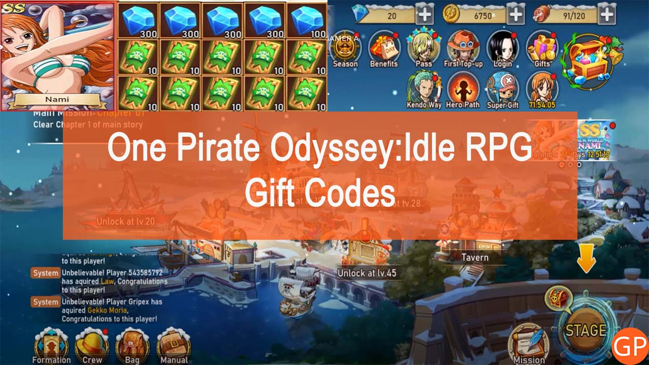 Idle Pirate Heroes & 7 Giftcodes Gameplay - One Piece Idle RPG