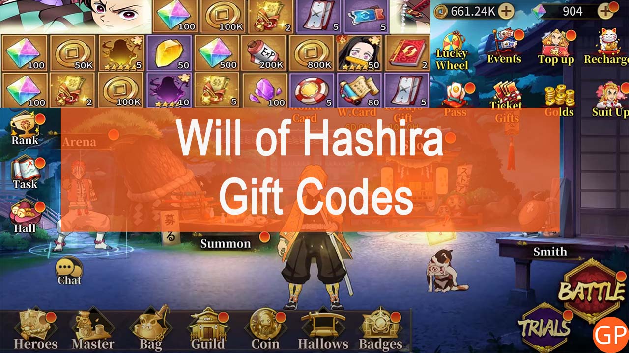 Will of Hashira codes