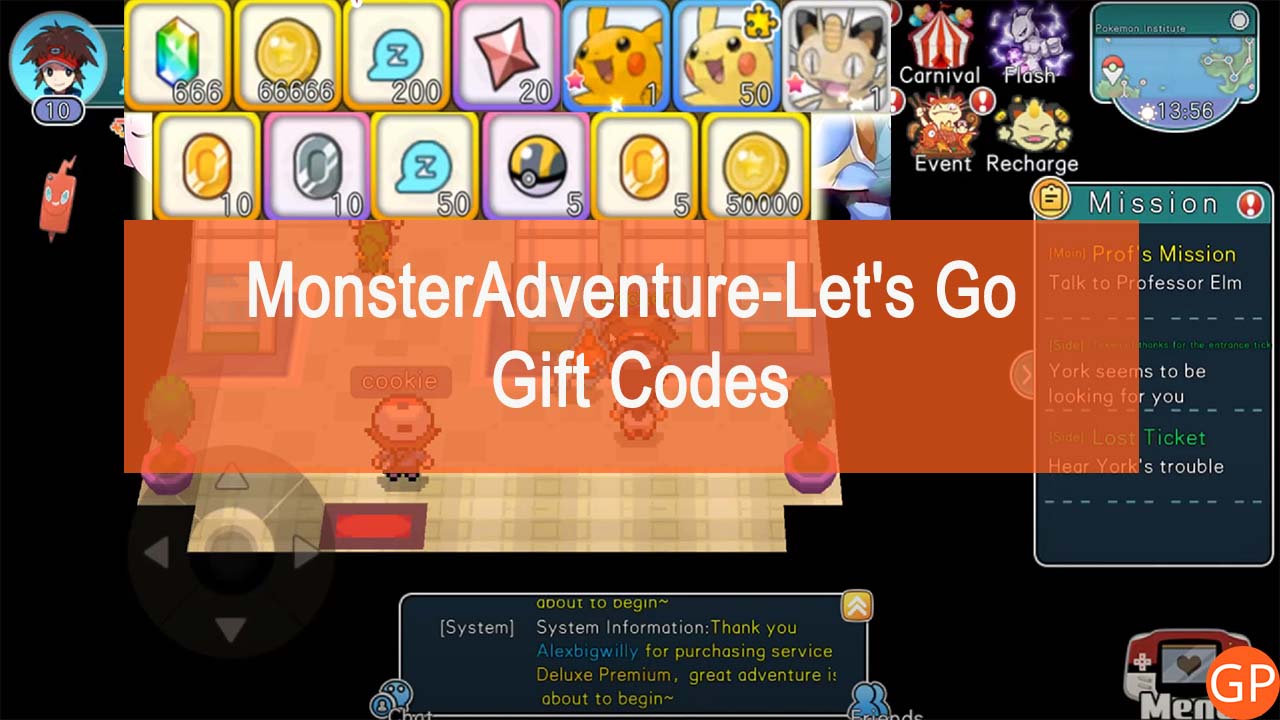 Códigos Monster Adventure Lets Go (dezembro de 2023) - Play Guías