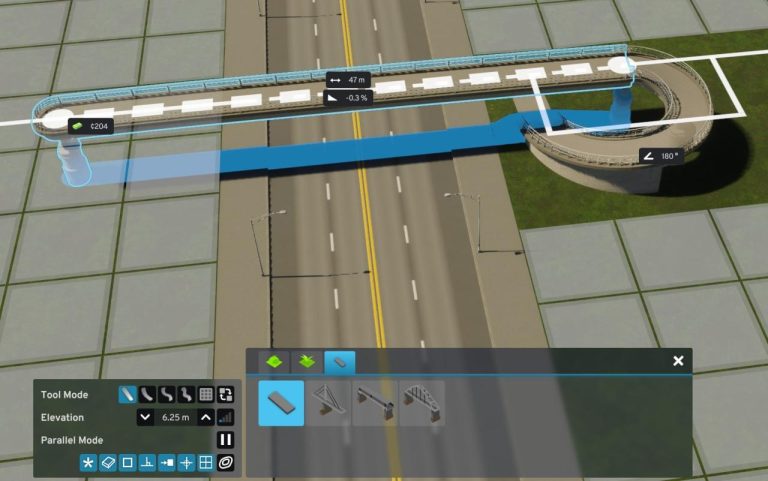 Cities: Skylines II - How to Building a Pedestrian Overpass - GamePretty