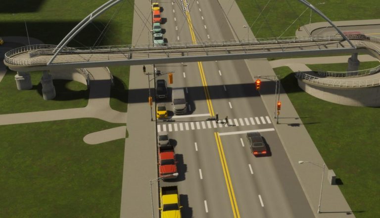 Cities: Skylines II - How to Building a Pedestrian Overpass - GamePretty
