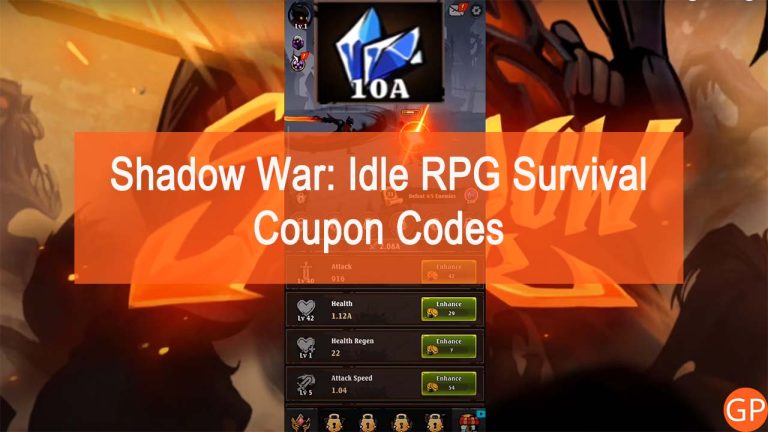 Shadow War Idle RPG Survival Codes January 2024 Free Rewards   Shadow War Idle RPG Survival Codes Gamepretty 768x432 