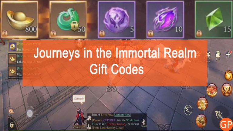 Journeys in the Immortal Realm Codes for April 2024 - GamePretty